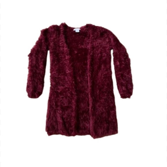 Long Fuzzy Cardigan Sweater soft and luxurious sz small generous fit - Picture 1 of 9